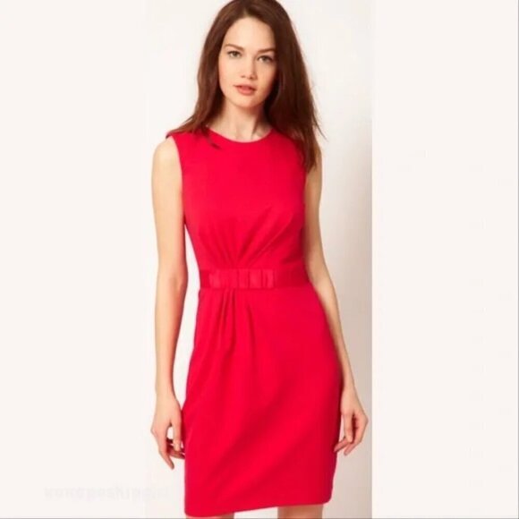 Ted Baker Mille Pink Bow Dress - Picture 1 of 14